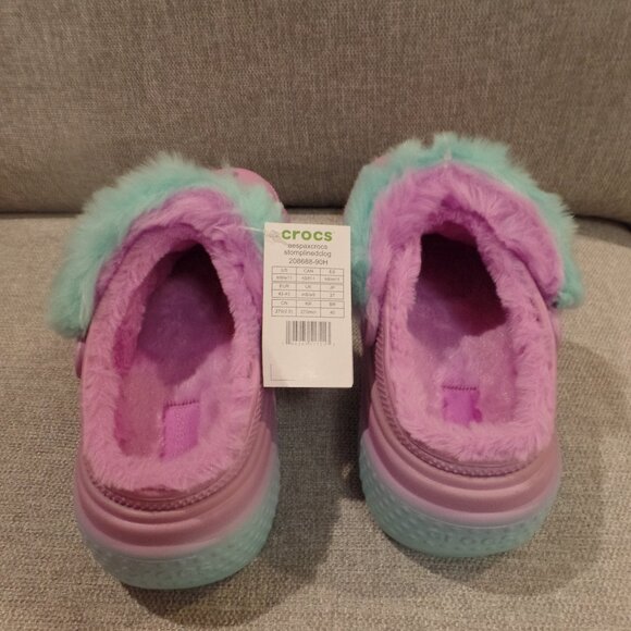 AESPA X CROCS Stomp Lined Clog Pastel Pink Blue Purple - Picture 7 of 8